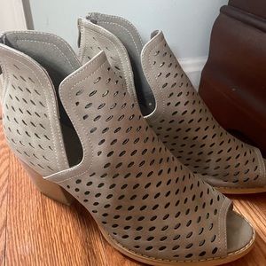 Open Toe Booties